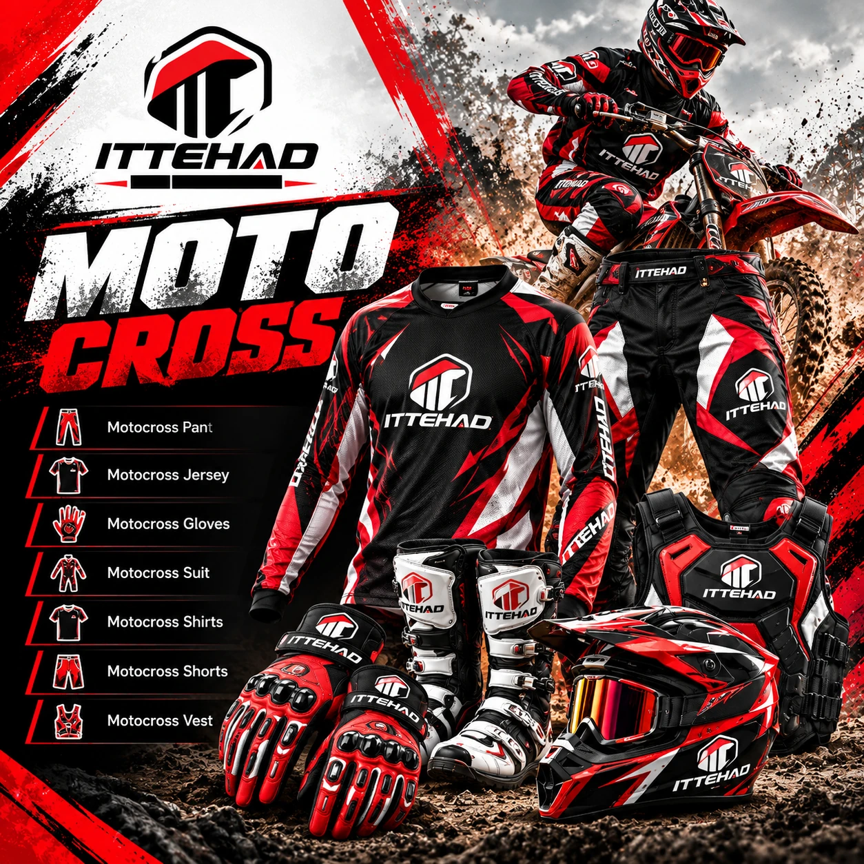 Motocross Apparel — ITTEHAD CORPORATION